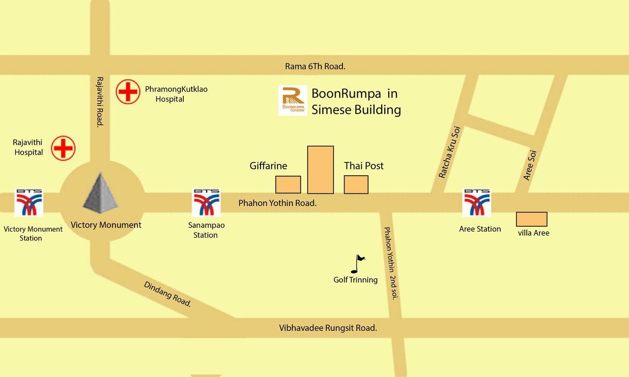 Boonrumpa Accommodation Бангкок Экстерьер фото
